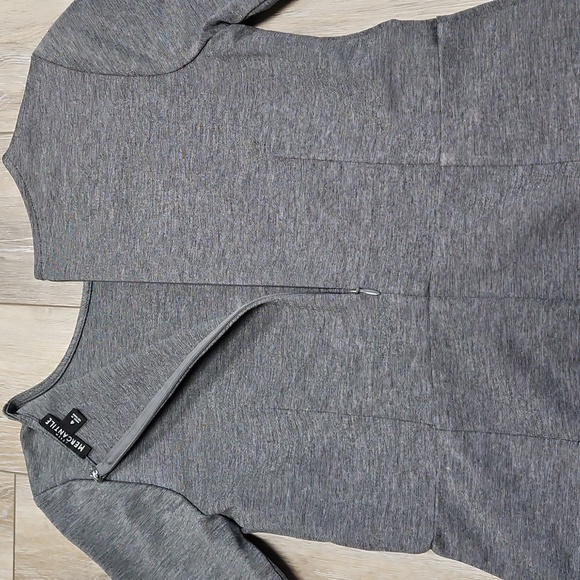 J. Crew Mercantile Short Sleeve Ponte Dress Grey Charcoal Women's 4 Classic - Picture 7 of 9